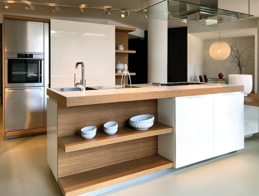 Cucina con Isola Poliform Matrix