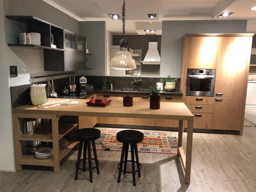 Cucina con penisola Scavolini DIESEL SOCIAL KITCHEN