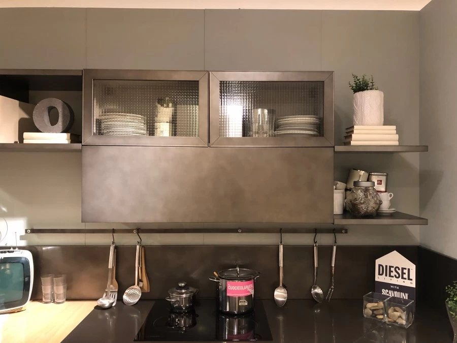 Cucina con penisola Scavolini DIESEL SOCIAL KITCHEN