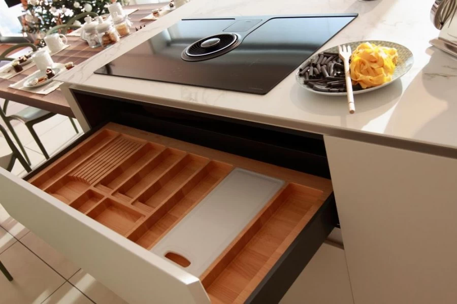 Cucina con penisola Zampieri Cucine Line K e Y