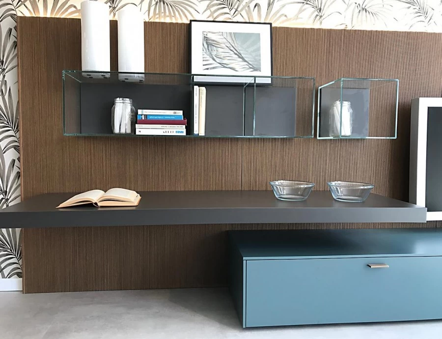 Soggiorno componibile Lema Boiserie W-Line + LT 40