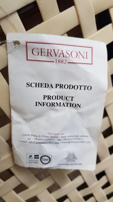 Poltrona Gervasoni Intreccio Wk 581 S1-T