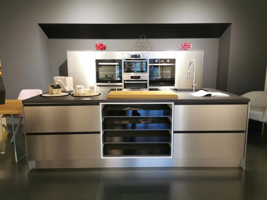 Cucina con Isola Lab Cucine INOX