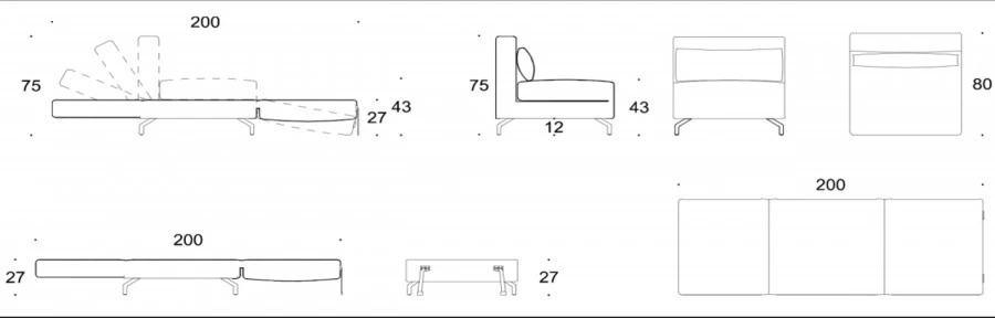 Poltrona Family Bedding Volià