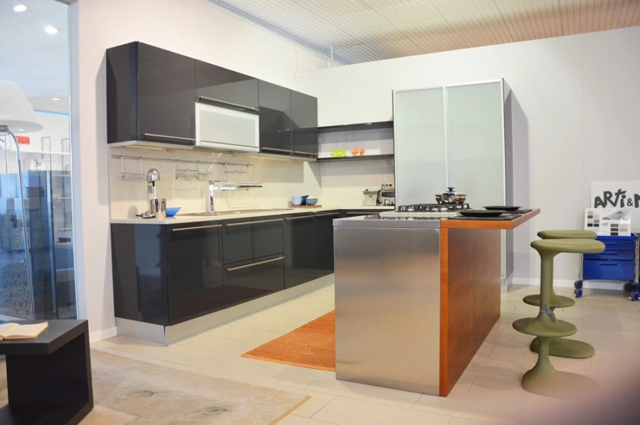 Cucina con Isola Bravo Cucine Water lux