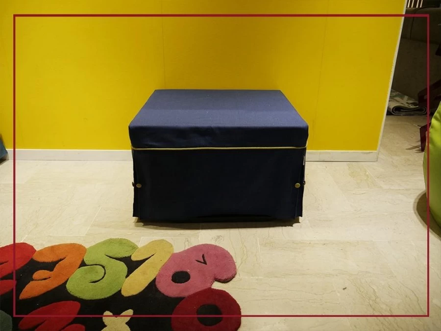 Pouf Produzione Artigianale NAPOLI CON LETTO