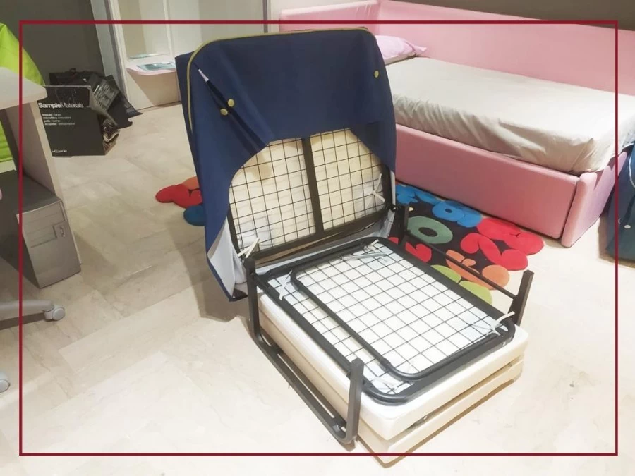 Pouf Produzione Artigianale NAPOLI CON LETTO