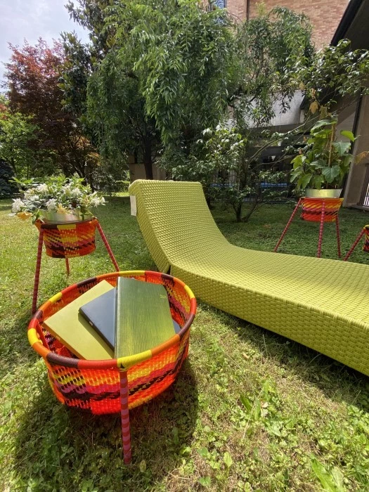 Lettino Outdoor Paola Lenti Wave