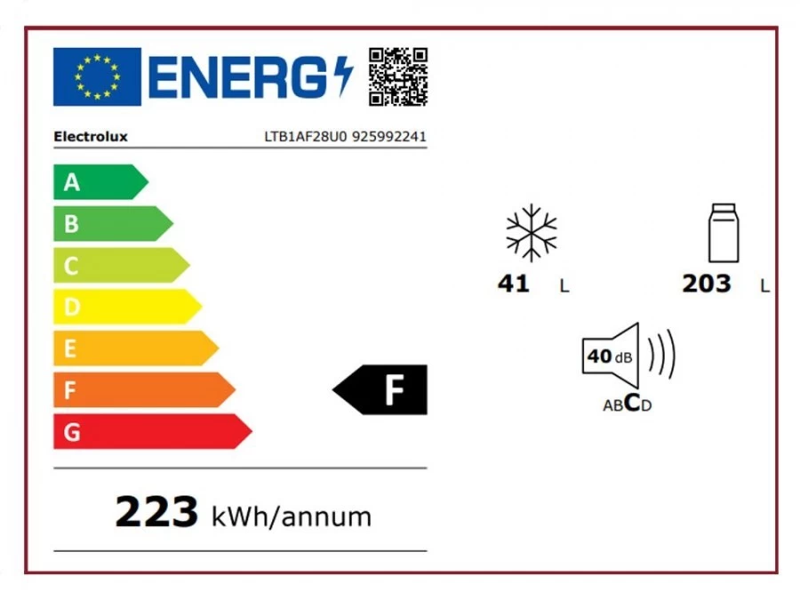 Frigorifero Electrolux Serie 500 ColdSense 161 cm