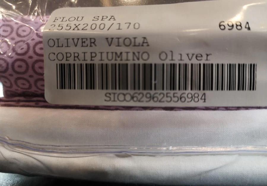 Biancheria da letto Flou Oliver Viola 6984 cm 180