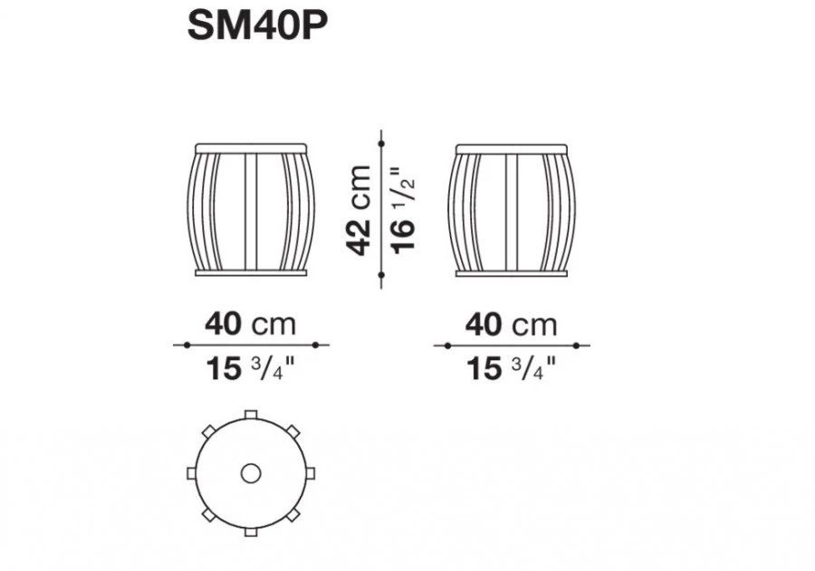 Tavolino rotondo Maxalto LOTO