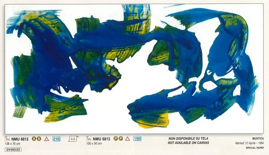 Quadro Produzione Artigianale MUSTICA MARTEDI 12 APRILE - 1994 - TOP ART SHOP