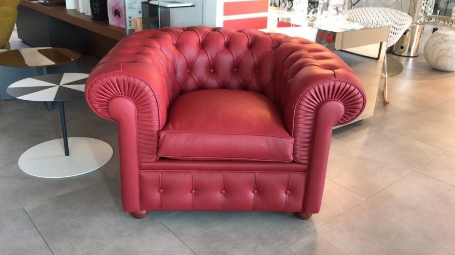 Poltrona Sigerico chesterfield art.E/75/D