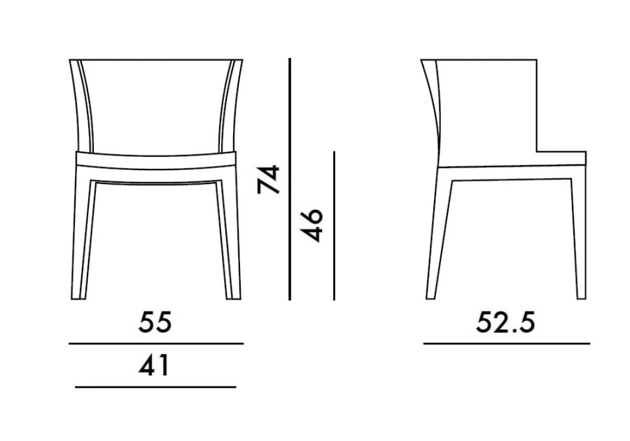 Poltrona Kartell Mademoiselle "à la mode"