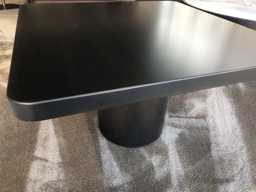 Tavolino quadrato Reflex Tau 40 Steel