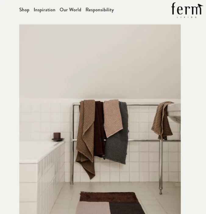 Accessorio bagno Ferm Living Tappetino da bagno