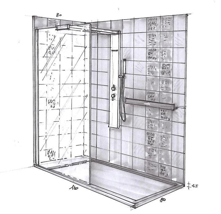 Box doccia Glass 1989 Rug e Libera Shower