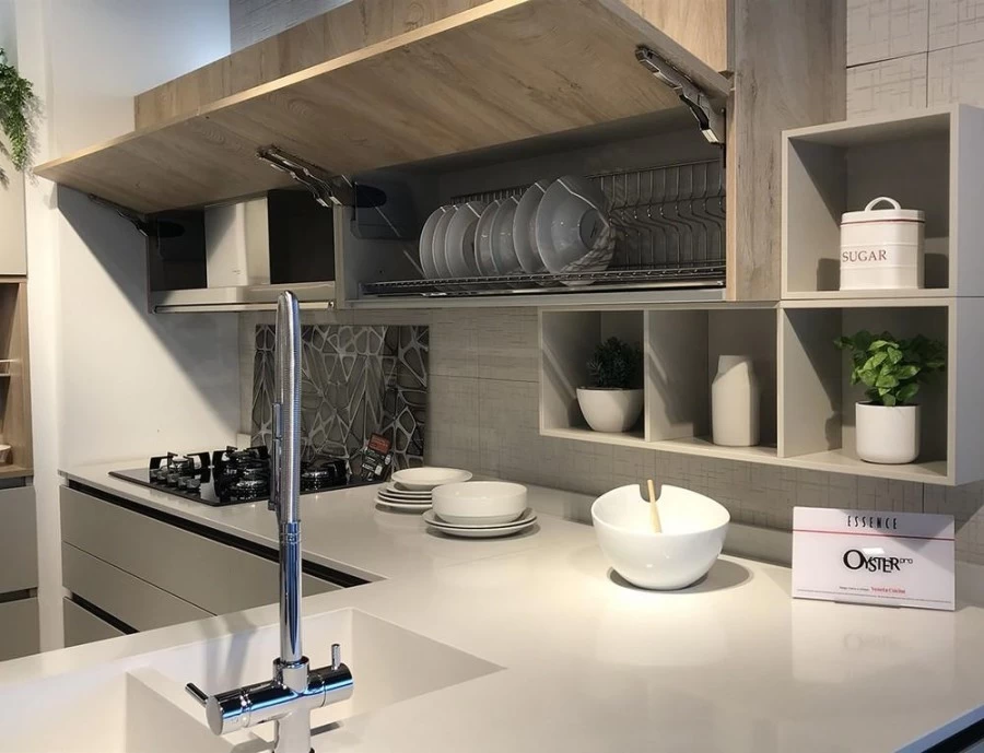 Cucina con penisola Veneta Cucine Oyster Pro