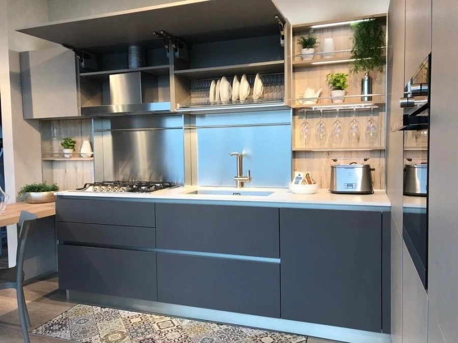 Cucina con penisola Veneta Cucine Start Time J