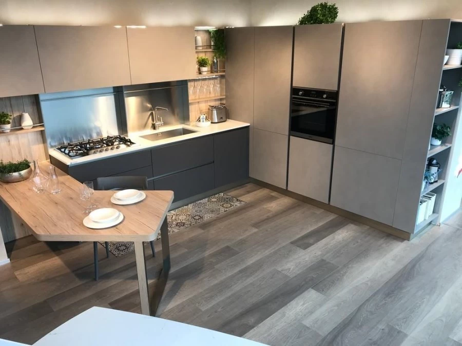 Cucina con penisola Veneta Cucine Start Time J