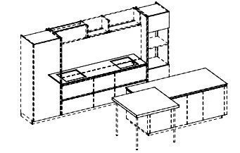 Cucina con Isola Snaidero Link