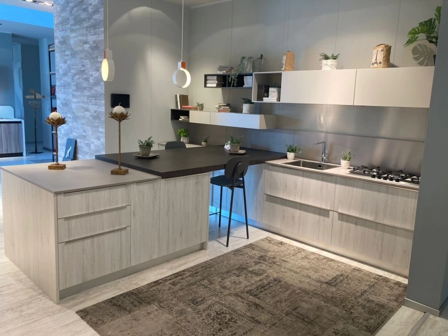 Cucina con penisola Scavolini Mood