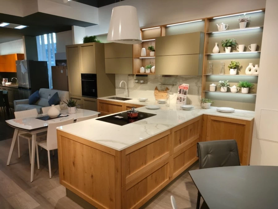 Cucina con Isola Veneta Cucine MILANO