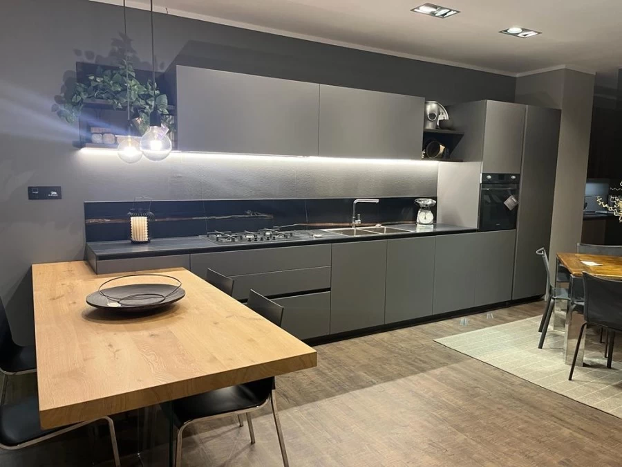 Cucina lineare Arrital AK PROJECT Grigio