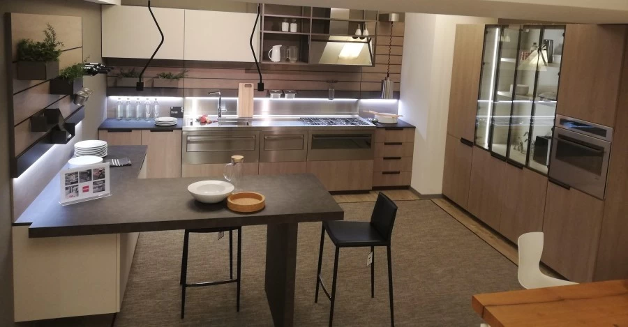 Cucina con penisola Scavolini Mia