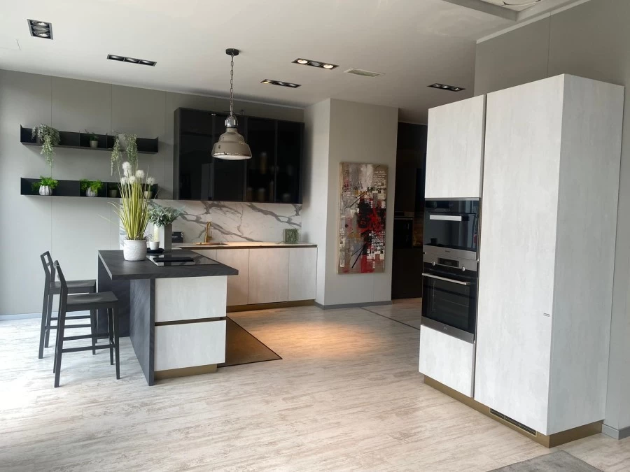 Cucina con penisola Scavolini Delinea