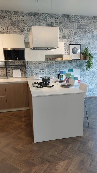 Cucina con penisola Scavolini liberamente