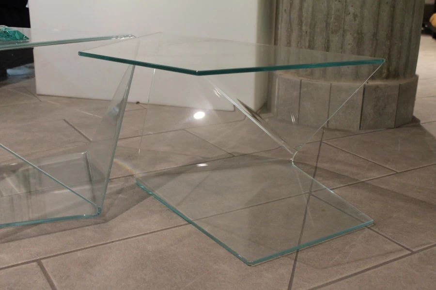 Tavolino quadrato Glass Design