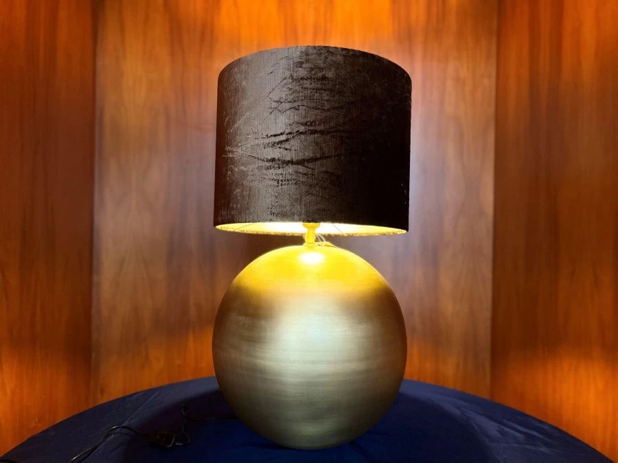 Lampada da tavolo Light & Living Lume sfera bronzo