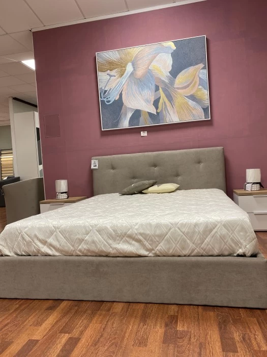 Letto matrimoniale con contenitore Noctis Spa D + 04