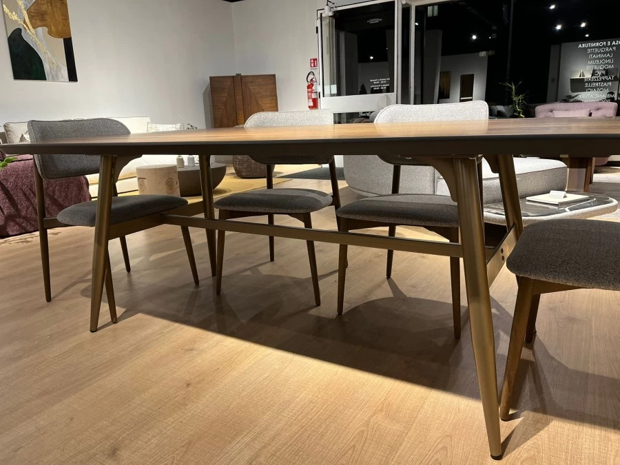 Tavolo rettangolare Comosette Picasso con 6 sedie