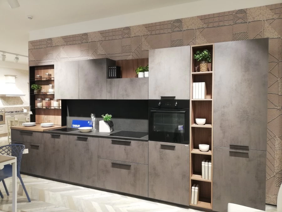 Cucina lineare Creo Kitchens Tablet Bridge