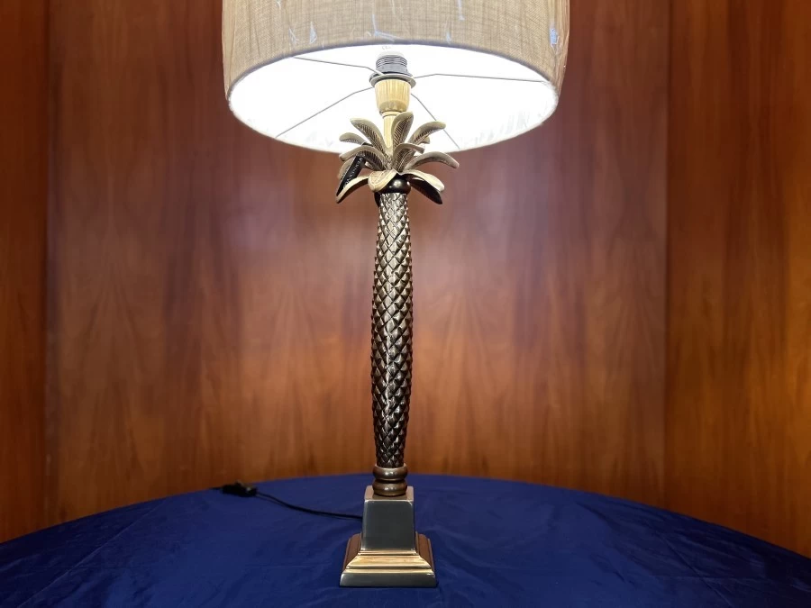Lampada da tavolo Produzione Artigianale Lume Palma con paralume