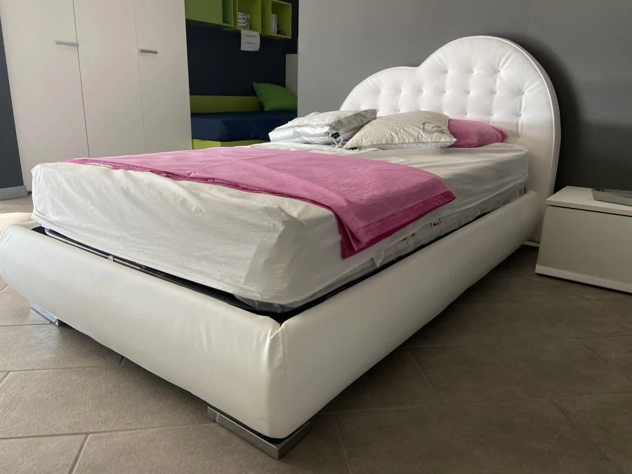 Letto singolo Nefi Olivina