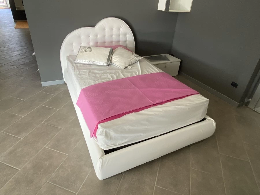 Letto singolo Nefi Olivina