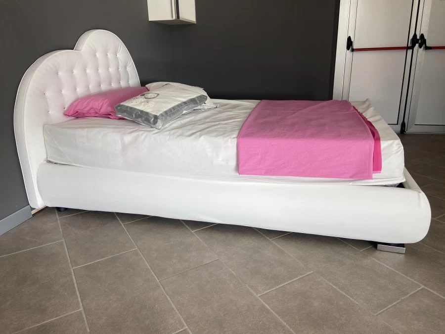 Letto singolo Nefi Olivina