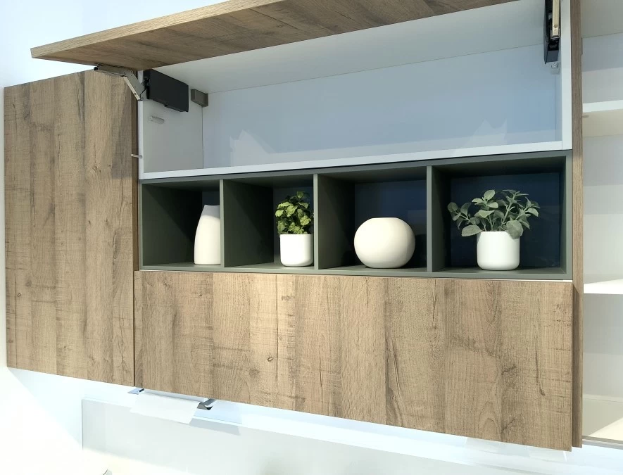 Cucina con penisola Veneta Cucine Oyster Dek