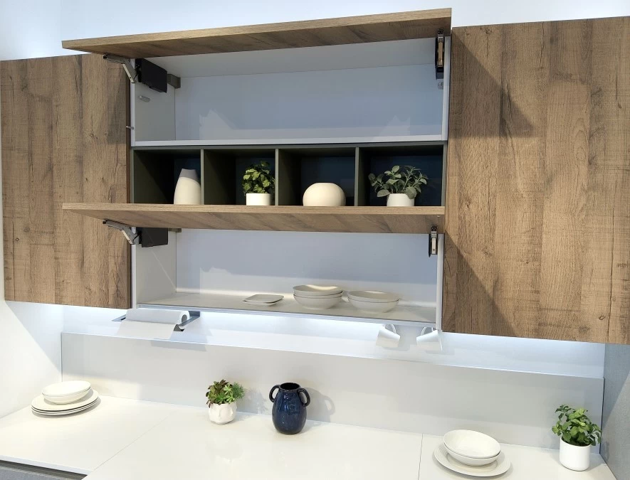 Cucina con penisola Veneta Cucine Oyster Dek