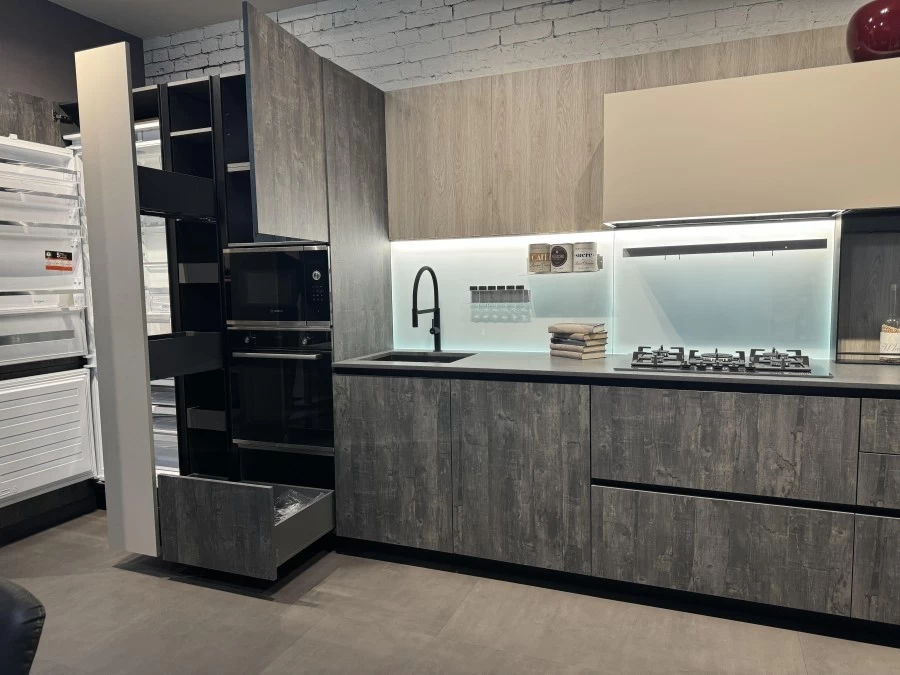 Cucina lineare Aran cucine Lab 13 Faenza