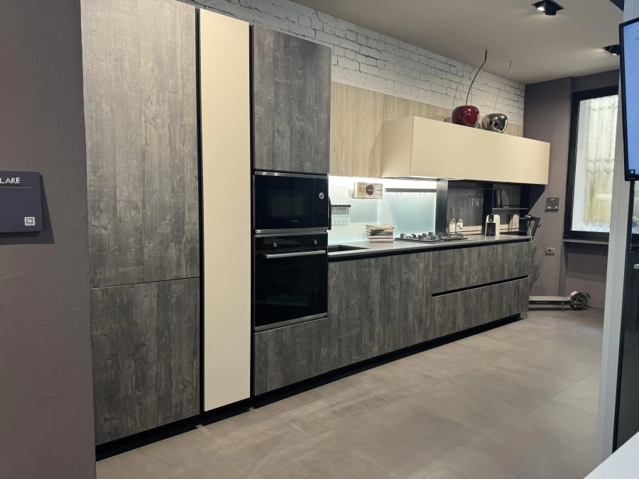 Cucina lineare Aran cucine Lab 13 Faenza