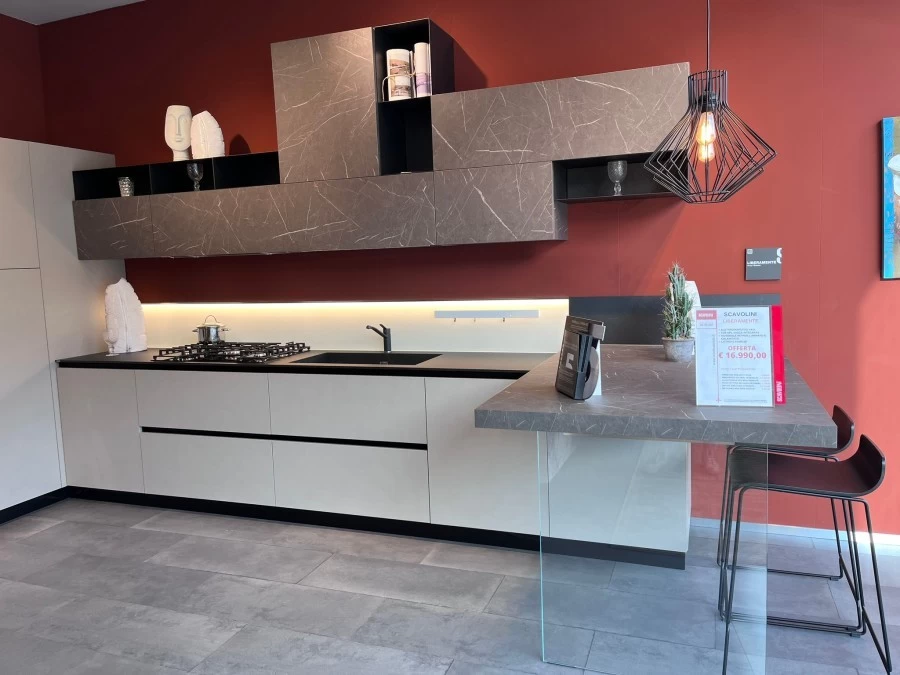 Cucina con penisola Scavolini LIBERAMENTE