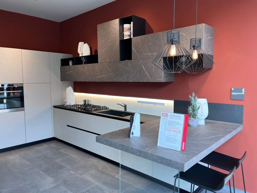 Cucina con penisola Scavolini LIBERAMENTE