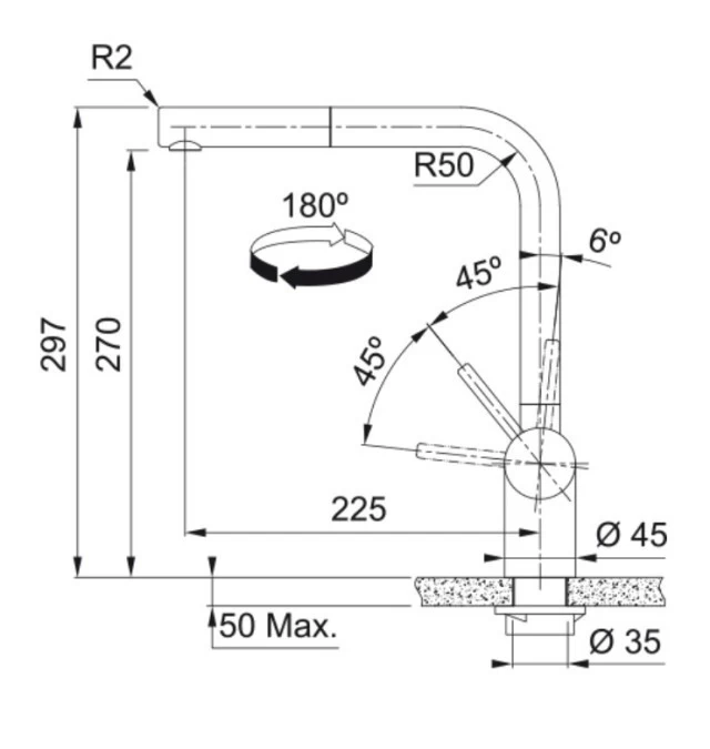 Miscelatore Franke 115.0681.242