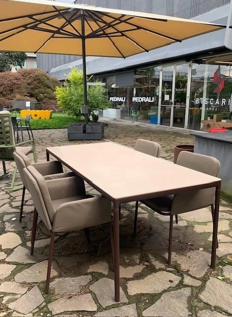 Gruppi tavoli e sedute Outdoor Möwee Set Pranzo Tavolo + 4 Poltroncine Ribbons