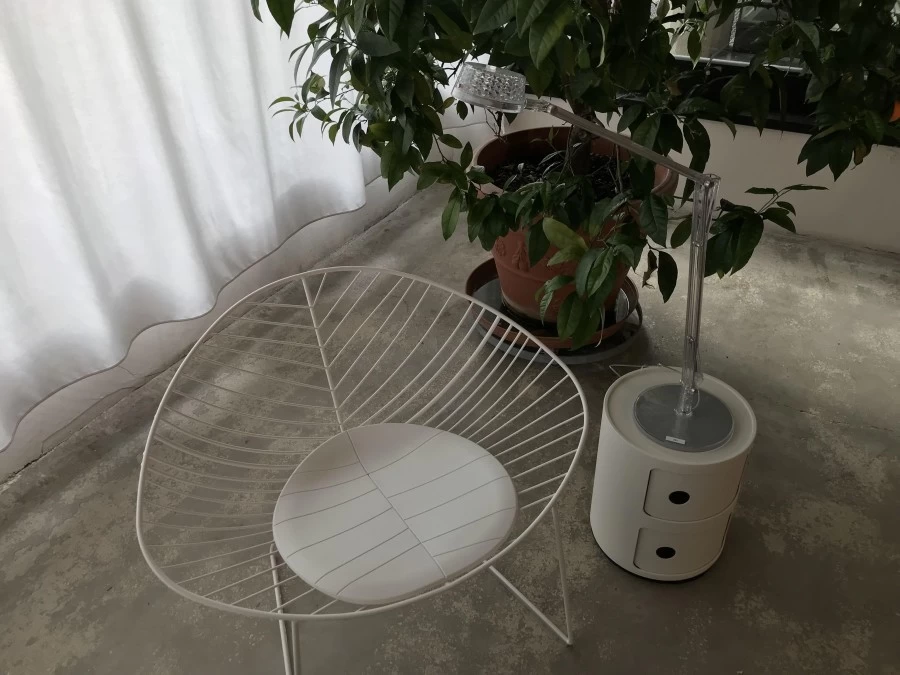 Poltrona da giardino Arper Leaf lounge chair