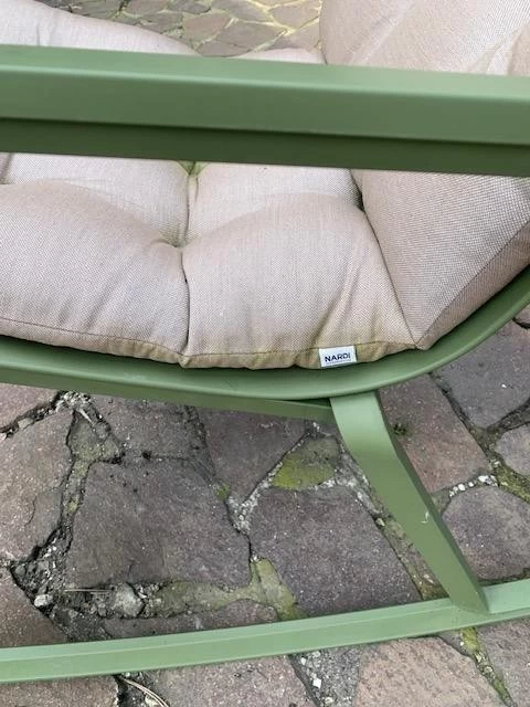 Sedia da giardino Nardi Outdoor Folio Rocking + cuscino